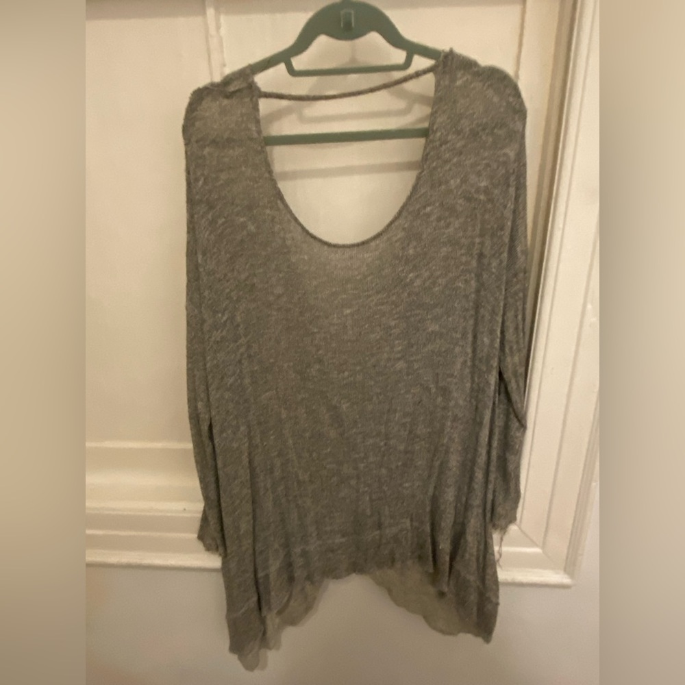 Free People Sweater with Crossed Front/Back